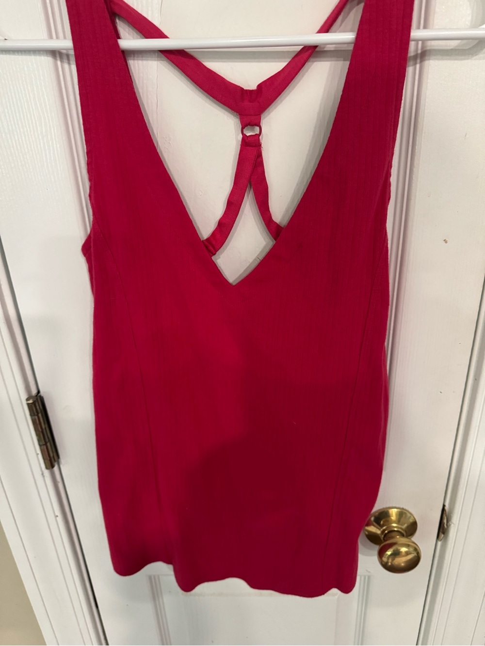 Free People Kiera Strappy V-Neck Tank-NWT